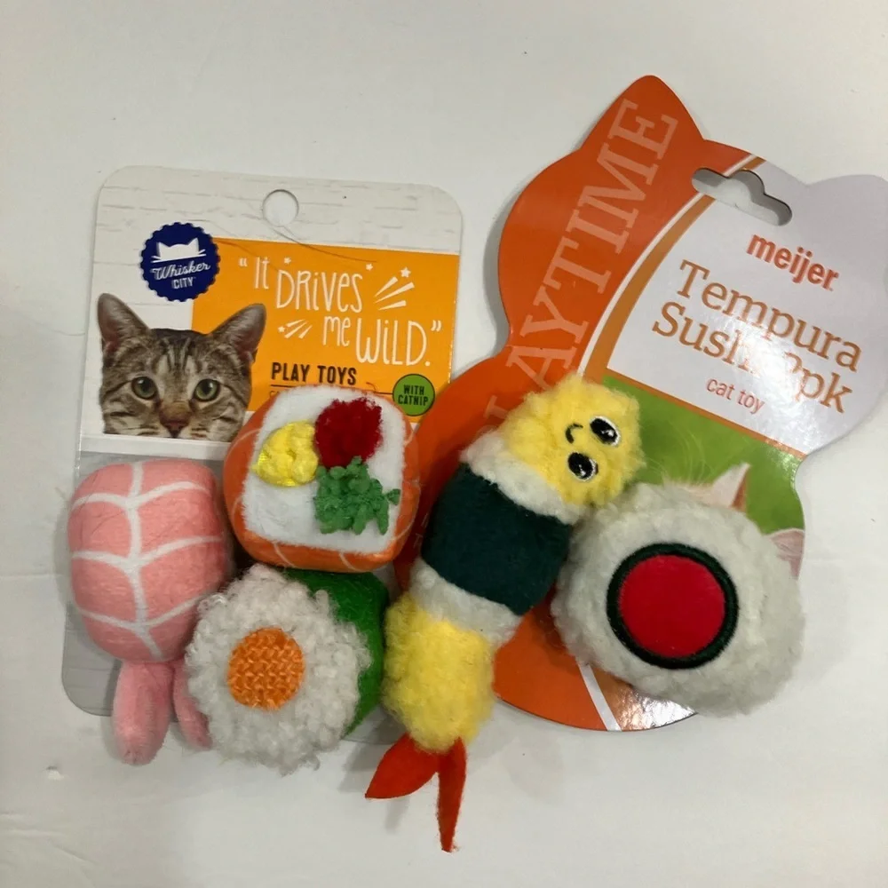 Sushi Cat Toy 2-Pack